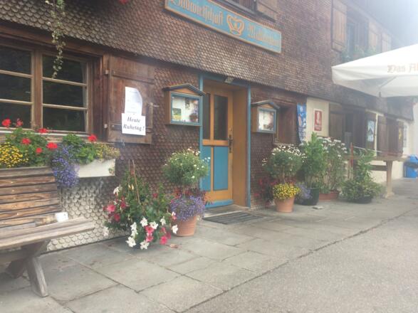 Biergarten Malleichen leider keine Rolltoilette