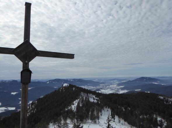 Blick auf den Kleinen Osser hinab
