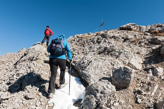 die letzten Meter zur Kogelseespitze