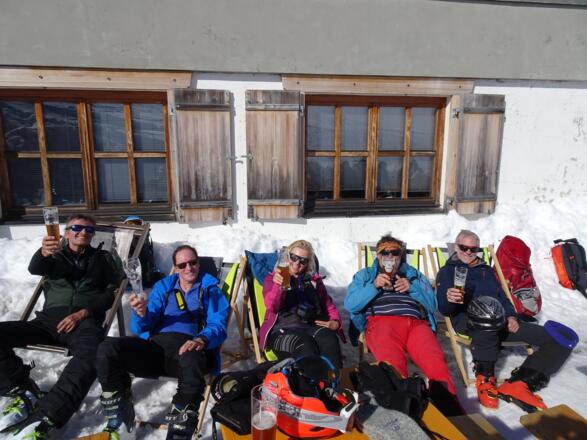 auf der Sonnenterrasse Elektrolyte auftanken