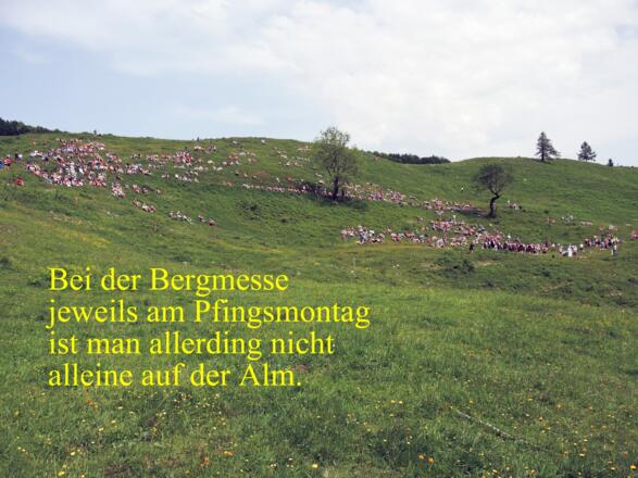 Bergmesse auf der Eisenaualm