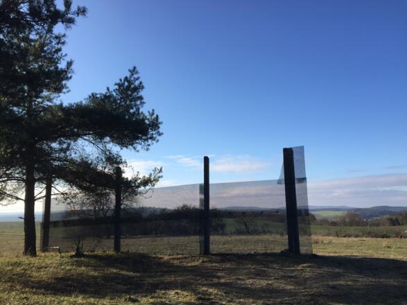 ein letztes Stück Grenzzaun