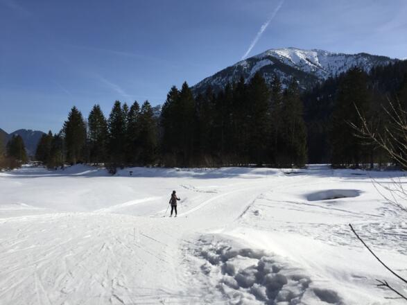 Flußquerung Linder zur Dickelschwaigrunde