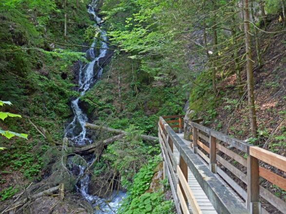Am Eingang zur Wimbachklamm
