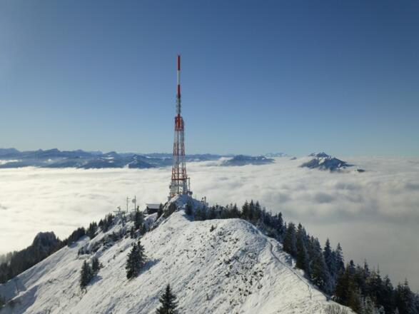 Gipfelblick nach Westen