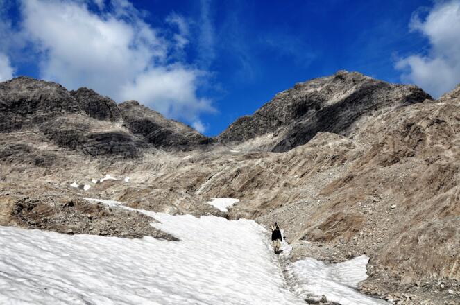 Blick auch Mädelegabel (re) und Hochfrottspitze (li)