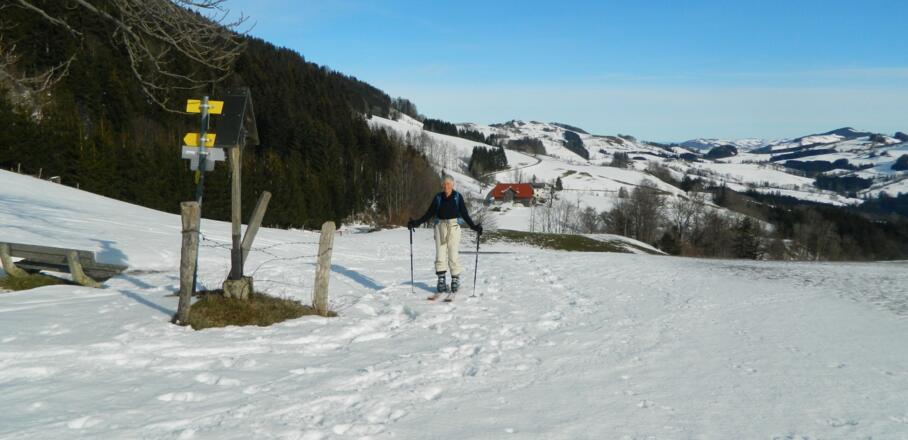 Aufstieg beim Durchlaufner