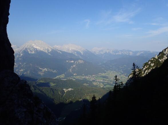 Am Ende der Ausstiegsrinne