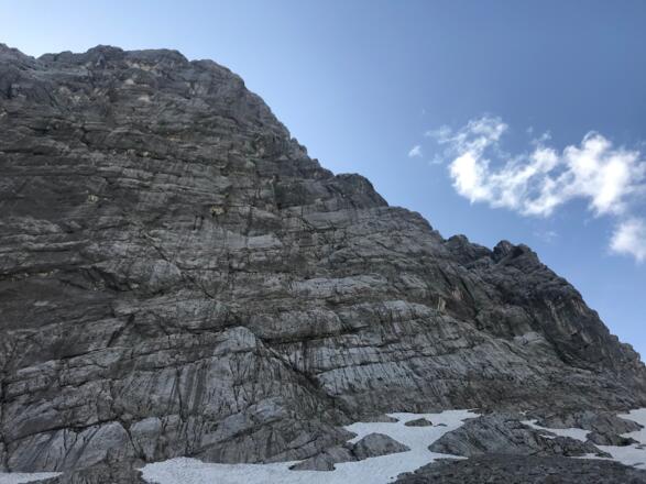 Blick auf die Westwand