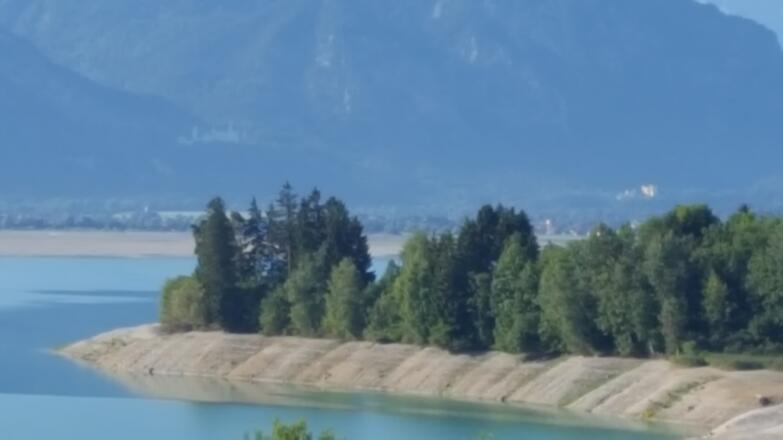 Forggensee, ziemlich leer