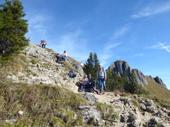 Rast oberhalb der Schulter