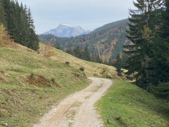 Abfahrt Richtung Hatznalm