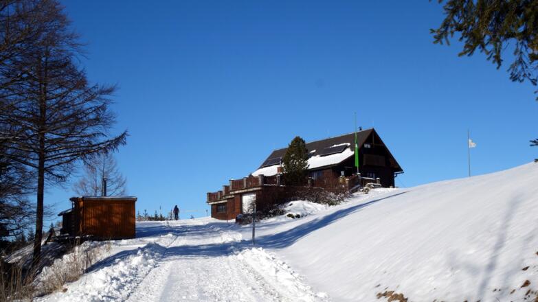Wieder vor der Grünburgerhütte