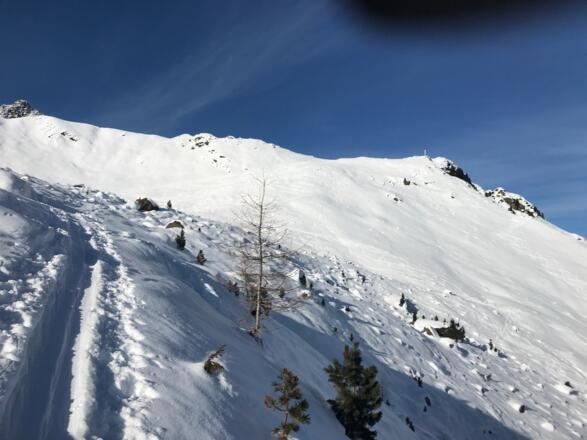 Schlusshang zum Gipfel