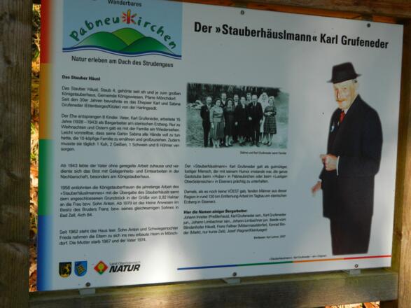 Infotafel &quot;Stauberhäuslmann&quot;