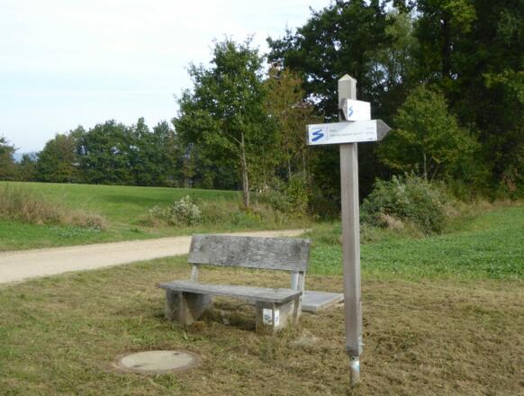 Oberpfälzer Seenwegmarkierung - hier bei Kleinwinklarn