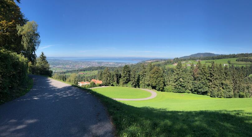 Von Oberbildstein richtung Bodensee