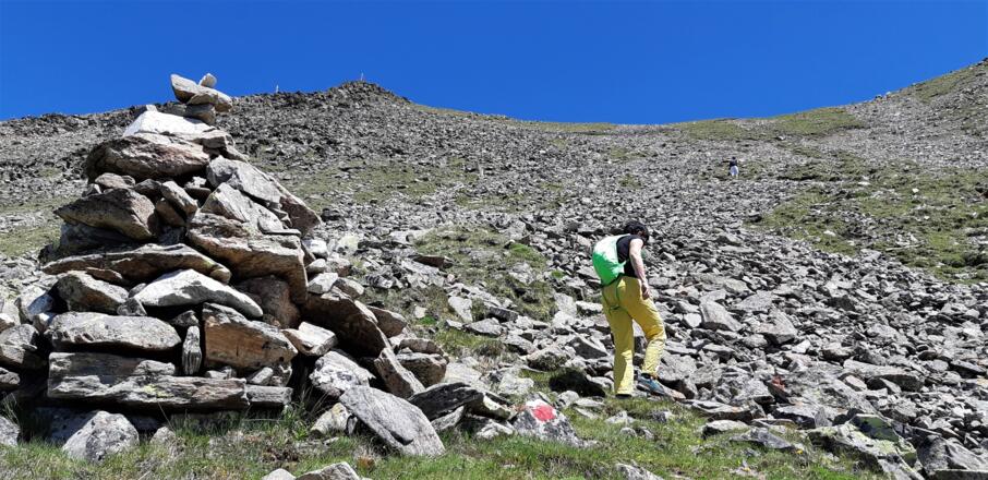 ... nach gut 600 Hm (von der Hemrachalm) ...