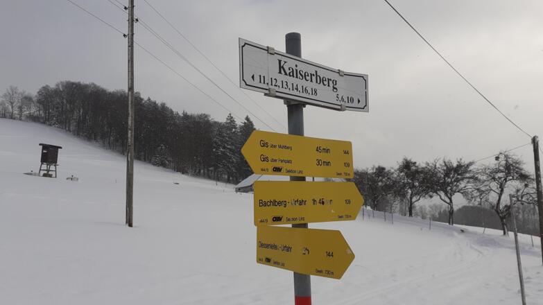 Straßenquerung Kaiserberg 730m
