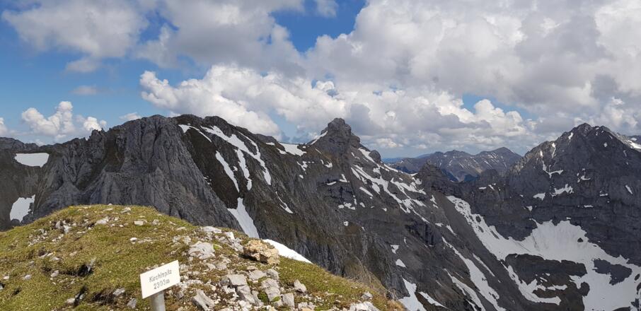 Kirchlspitz - Ganz hinten der Startpunkt