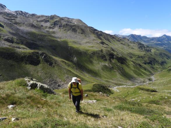 Die letzten Meter zur Reutlinger Hütte