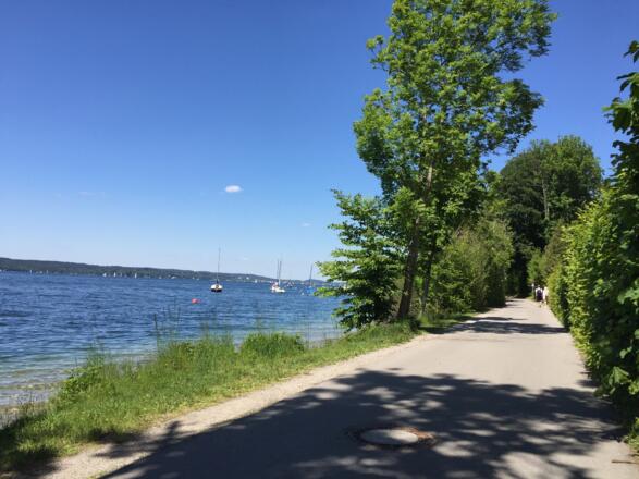 Seeradweg Richtung Starnberg