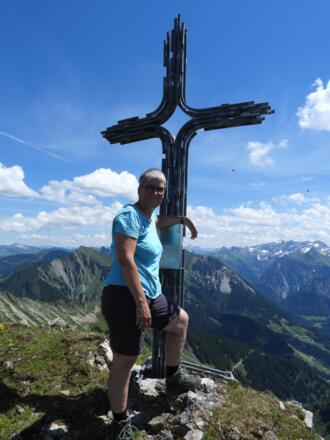 Am Gipfel des Türtschhorns