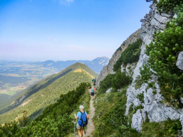 Am Tanzeck kurz vor dem Westgrat zum Aiplspitz