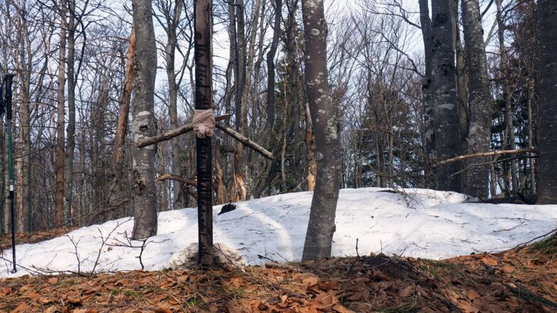 Höllkar 1169m, Gipfelkreuz-Provisorium
