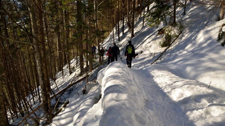 Abstieg nach Blindau