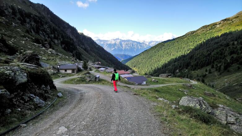 Die Steinkasernalm auf 2002 m.