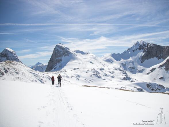 Blick zurück auf das Wagendrischel- und Häuselhorn