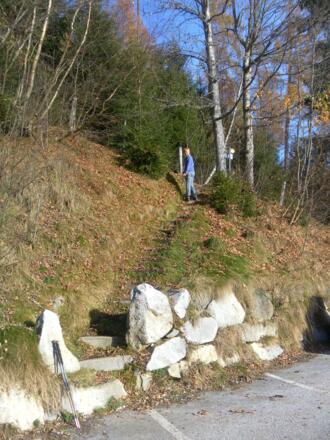 Start beim Wanderparkplatz