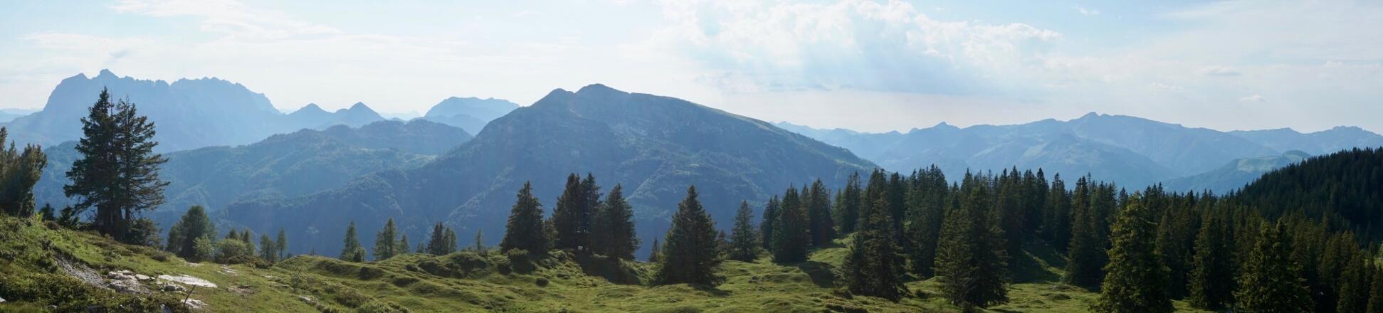 Panorama vom Straubinger Haus