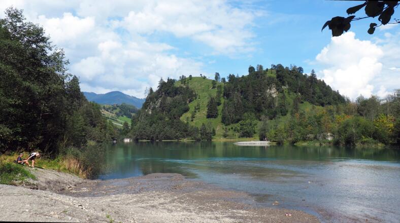 Am Ende vom Klammsee mit Bürgkogel