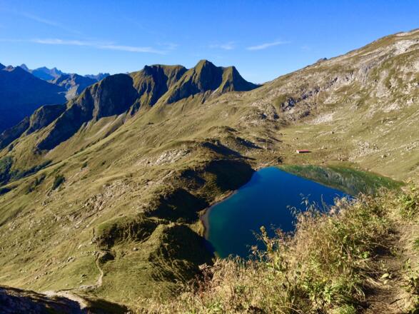 Der Engeratsgundsee vom Türle aus
