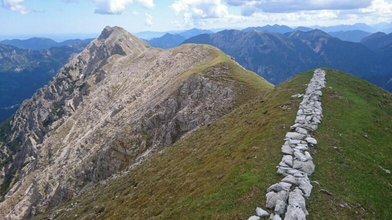Verbindungsgrat zwischen Kuchelbergspitz und Kuchelbergkopf