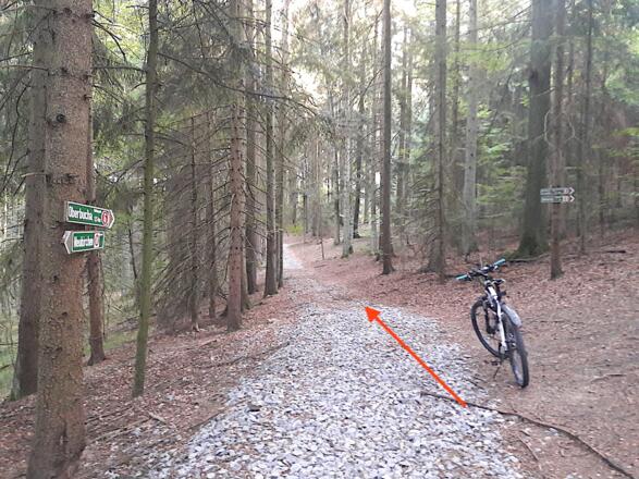 Weg nach der Buchabergkapelle