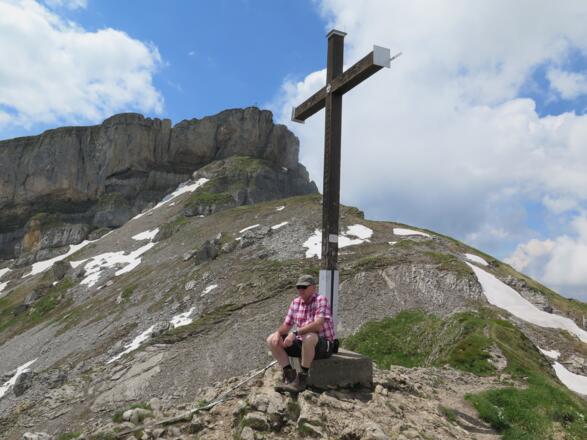 Hahnenköpfle und Hoher Ifen im Hintergrund
