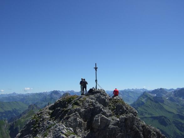 Rückblick vom Gipfel