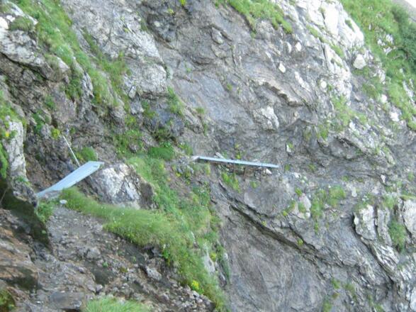 Stege im Aufstieg zum Waltenberger Haus