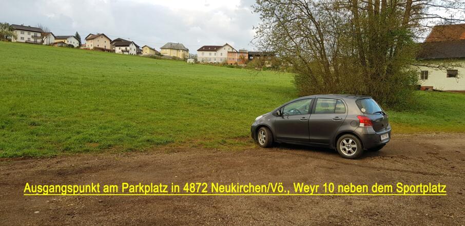 Der Parkplatz in Weyr