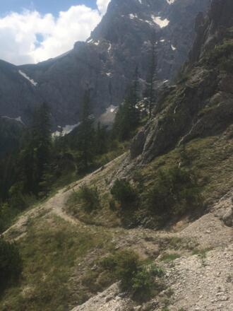 Hufachegg mit Blick auf Bäralpljoch