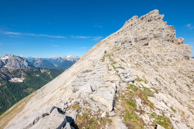 Abstieg von der Soiernspitze