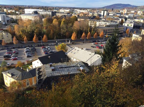 Parkplatz Landeskrnkenhaus und Augustinerbräu