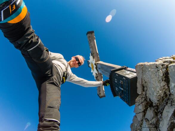 Gipfelselfie Stefan Stadler auf dem Kehlstein.