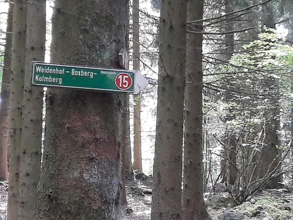 Wanderweg nach Kolmberg