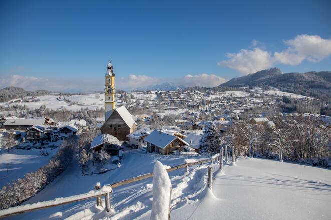 Aussicht vom Hörnle im Winter