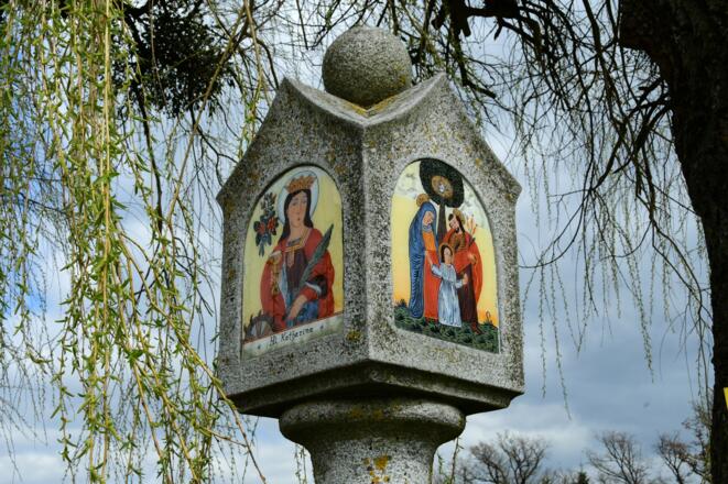 Marterl kurz vor Altenhaus