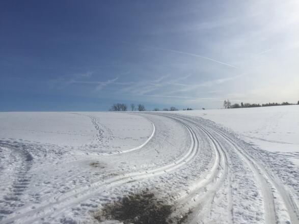Erste Steigung auf der Balkhamrunde
